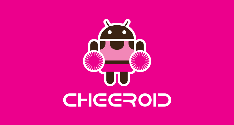android-logo-cheerleader